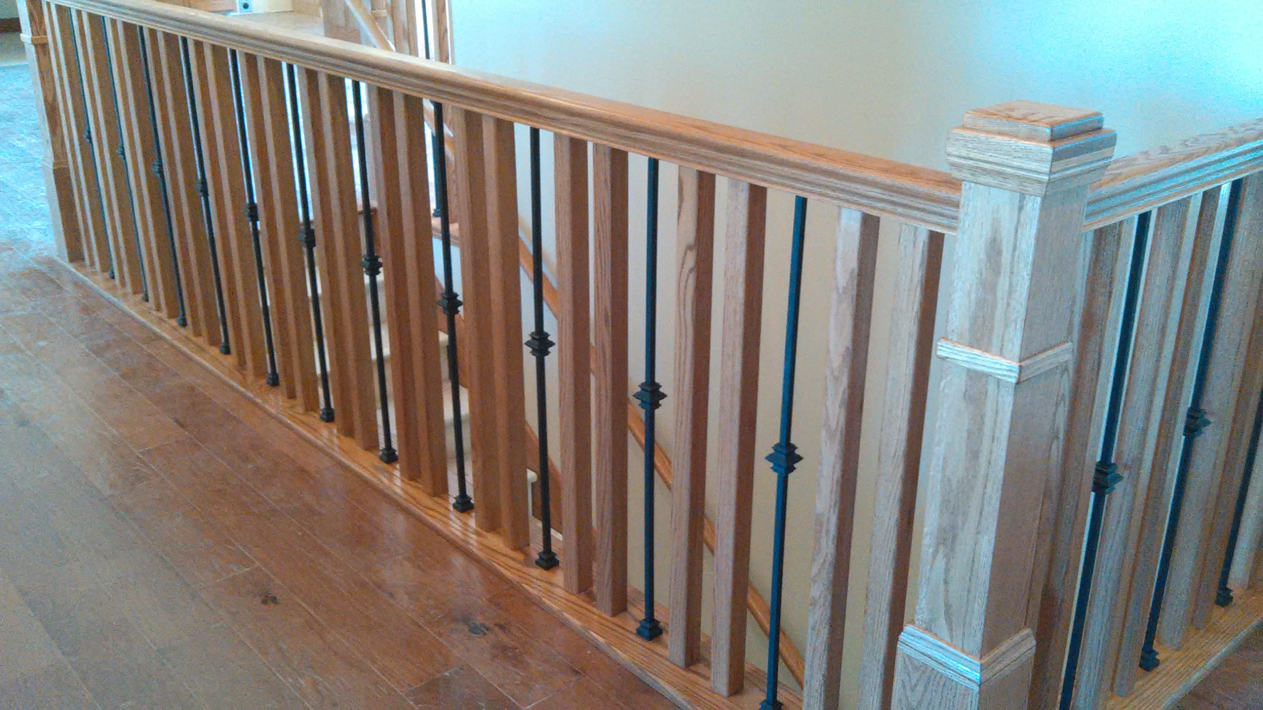 custom railing remodel